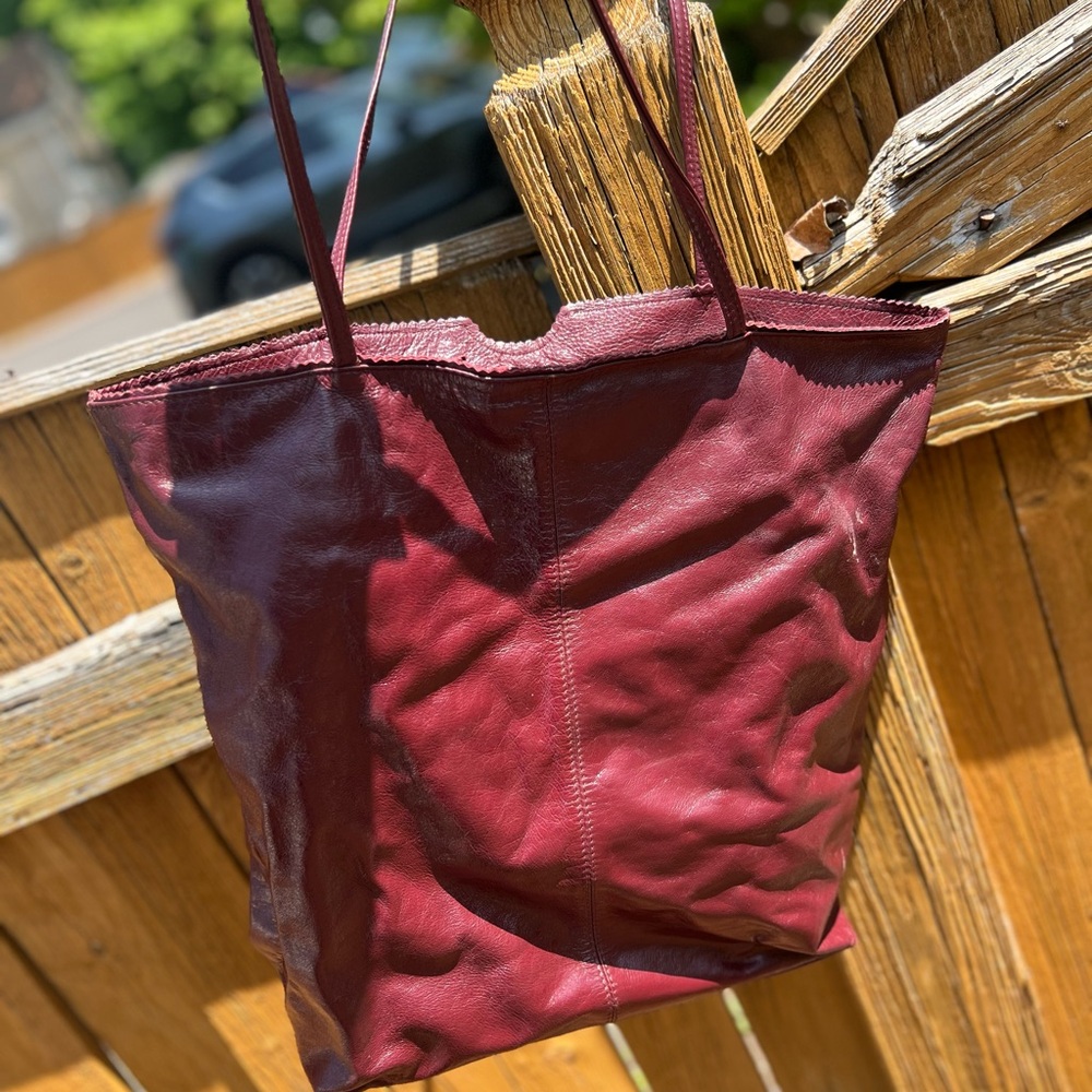 LATINO Leather Glazed Tote/Handbag